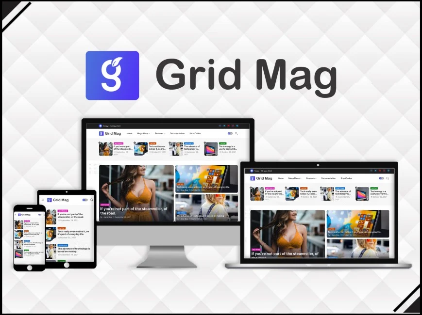 Grid Mag Blogger Template