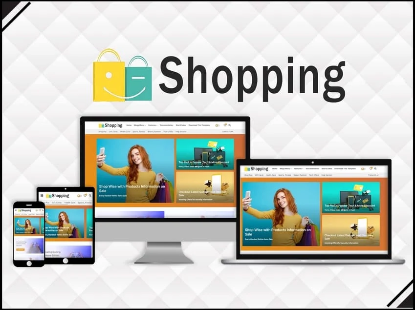 Shopping Blogger Template